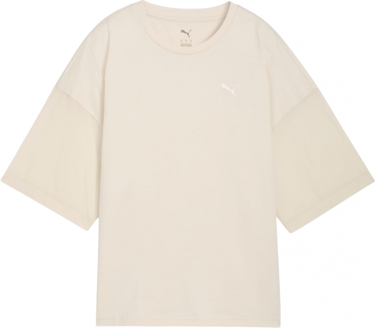 Футболка Puma HER Oversized Tee 69188387 р.L бежевый — фото 1
