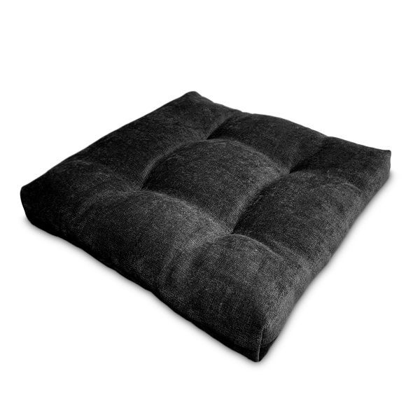 Подушка на стул 35х35х5 Color mini comfort черная