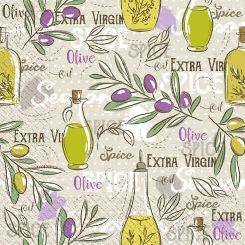 Салфетки столовые Tissueclub фрукты и овощи 33х33 см цветные 20 шт.