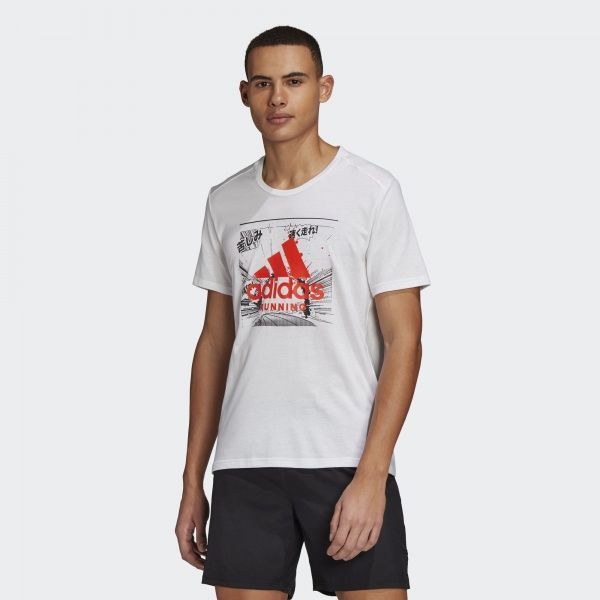 Футболка Adidas FAST GFX Tee FJ4997 2XL білий