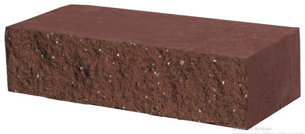 Фасадний камінь Рустик 250x65 мм вишня ЗЗБК ім. С. Ковальської 