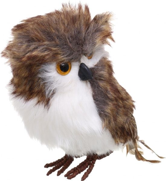 Декорация новогодняя Сова 10х22 см EPI-LD18A006 