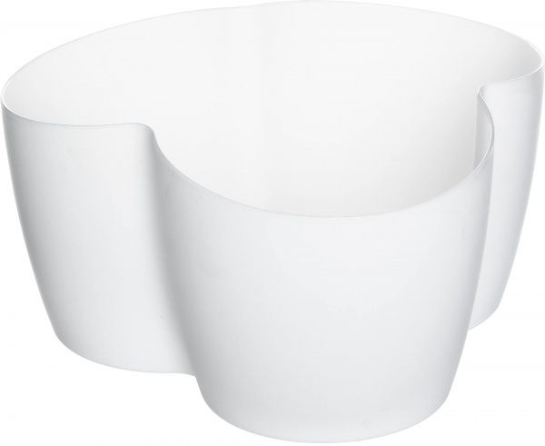 Горщик пластиковий Алеана Кактусник на 3 рослини фігурний 1,1л білий (113053) 