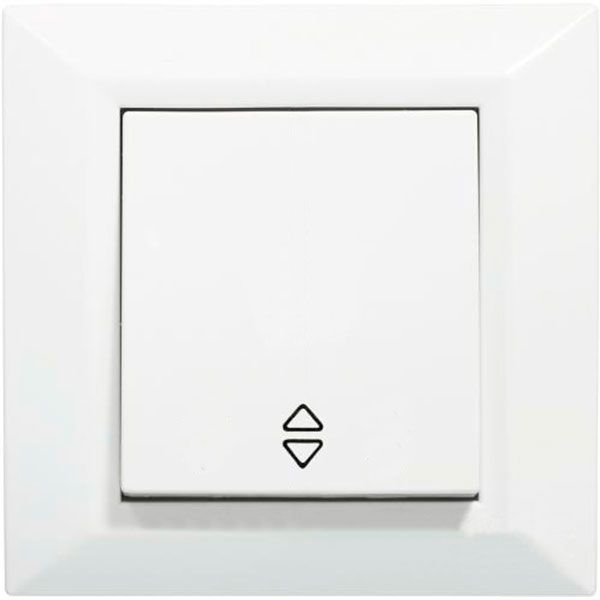 Выключатель одинарный Underprice Vesta проходной белый