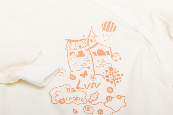 Комбинезон унисекс Модний Карапуз р.62 молочный 303-00021-4 