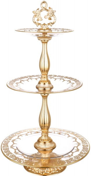 Фруктовниця триярусна Imperiale 62 см Same 