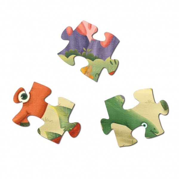 Пазли картонні Великі динозаври 88 елементів orner-1547