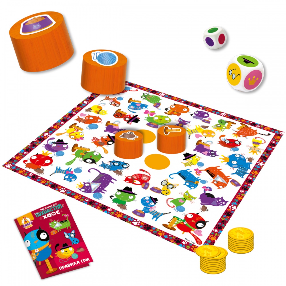Игра настольная Vladi Toys Пушистый хаос VT8055-32