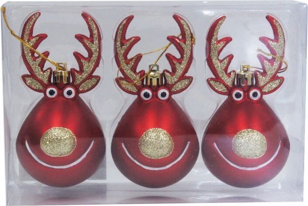 Декоративная подвеска Олень в наборе 2 шт. 12 см EPI-N3-1103-5901 