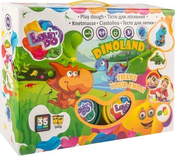 Тісто для ліплення Lovin'do Dinoland 560 г 11007