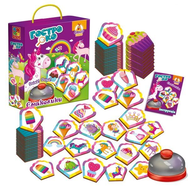 Игра настольная Vladi Toys Зоркий глаз. Вкусняшки VT8010-15