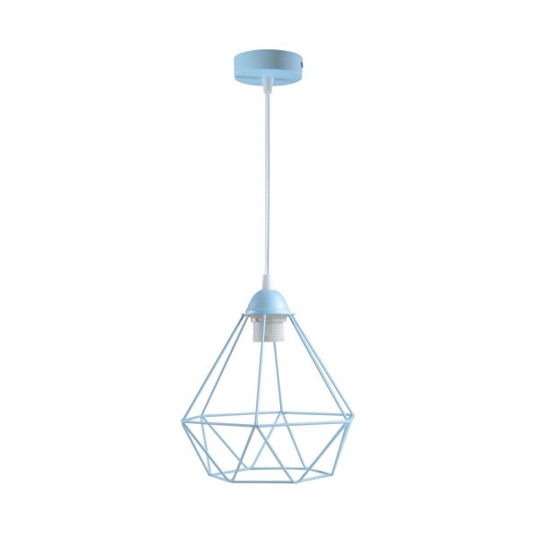 Підвіс Светкомплект Loft 2123 1x40 Вт E27 блакитний 