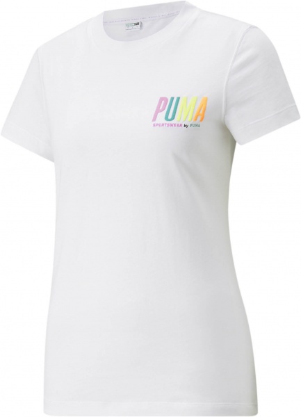 Футболка Puma SWxP Graphic Tee 53355902 р.S білий