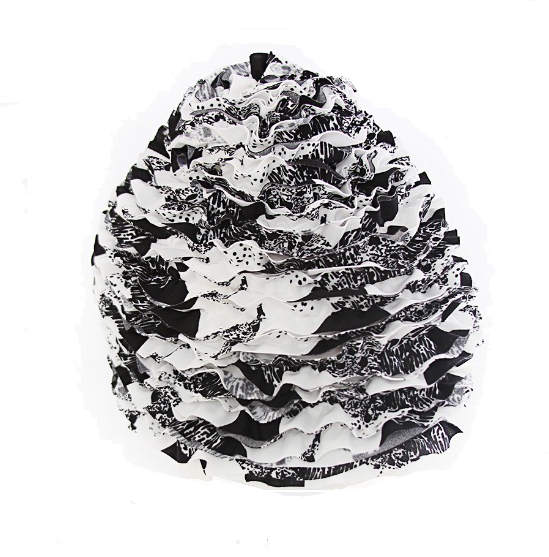 Шапочка для плавания Fashy SS22 3449 22 one size черный с белым