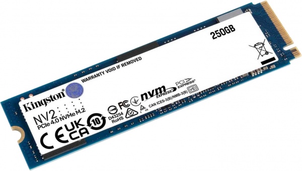 SSD-накопитель Kingston 250GB M.2 PCI Express 4.0 x4 3D NAND (SNV2S/250G) 