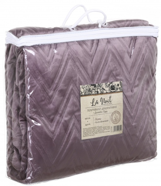 Покрывало Faro 220x240 см La Nuit фиолетовый 