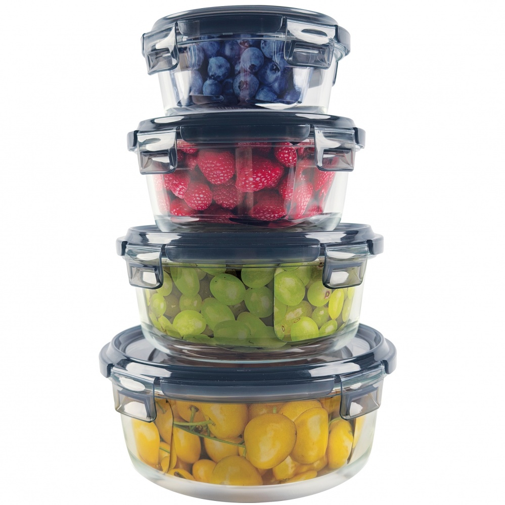 Контейнер с крышкой Krauff Artglas 1300 мл 29-298-065