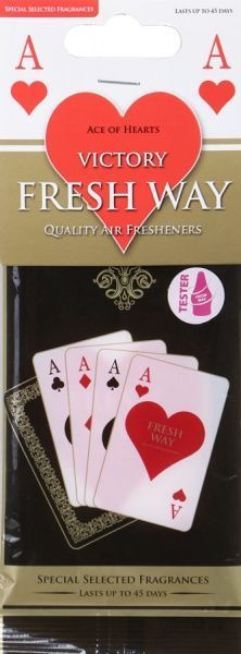 Ароматизатор подвесной Fresh Four of a kind ACES Heart 94532