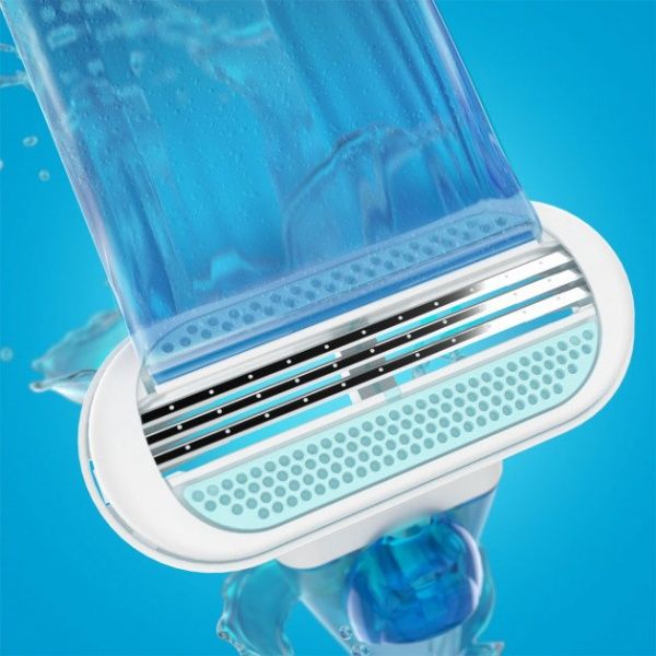 Подарочный набор для женщин Gillette бритва Venus Smooth + 2 кассеты + гель для бритья Satin Care