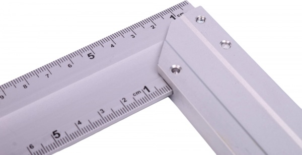 Угольник Compass 300 мм анодированный 90 две шкалы К-300