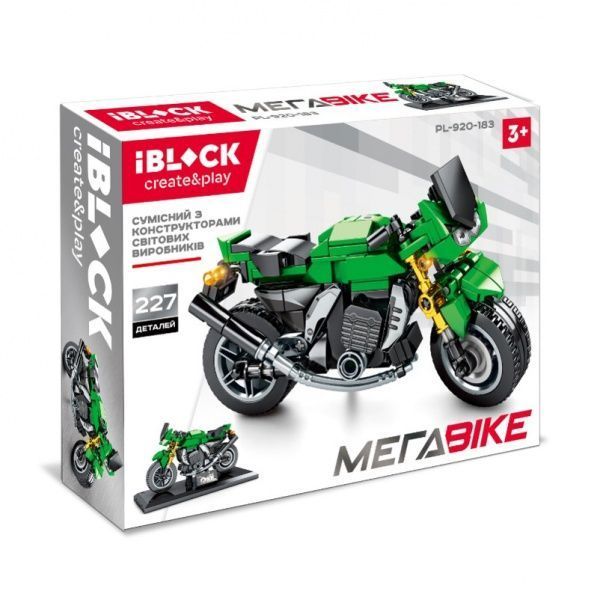 Автоконструктор Iblock Мегаbike, 227 деталей PL-920-183