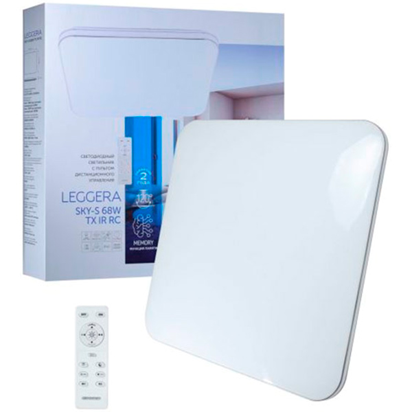 Світильник світлодіодний Светкомплект SKY-S TX IR RC з пультом ДК 68 Вт білий 2800-6000 К 