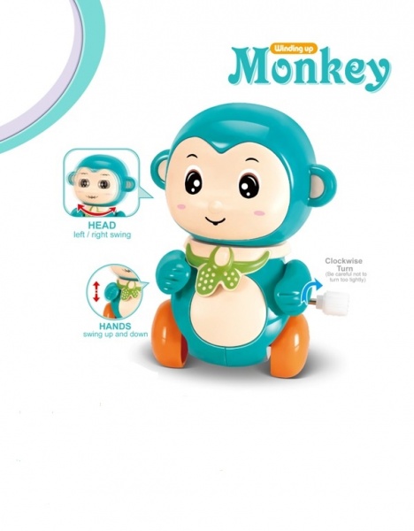 Іграшка заводна Metr+ Мавпа в асортименті 6635