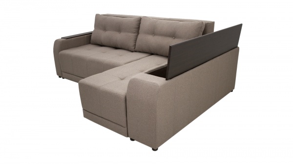 Диван кутовий Кедр ПЛЕЙН правий (Г) капучино 2400x1700x880 мм