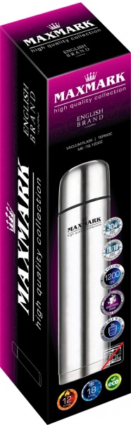 Термос 1200 мл MK-TSL1200Z Maxmark