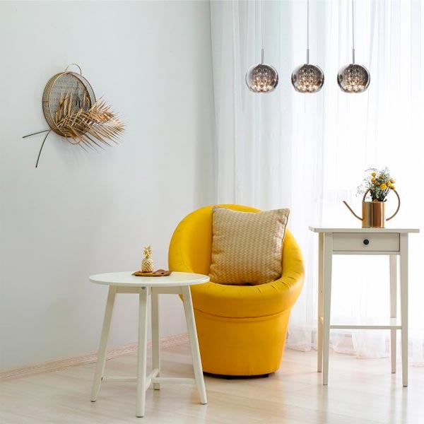 Світильник підвісний Zuma Line Crystal 3x42 Вт G9 хром 