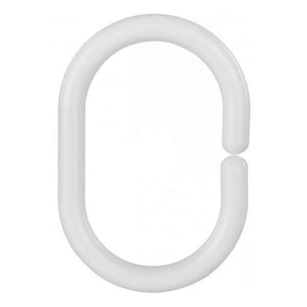 Кольца Luna Shower rings white 12 шт.
