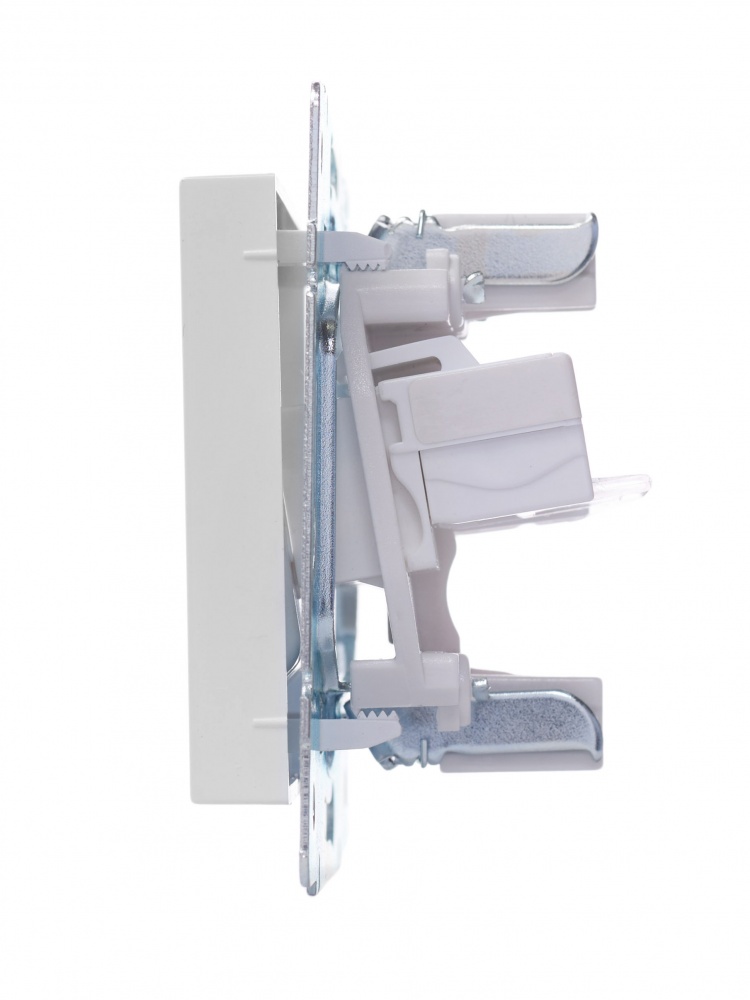 Розетка комп’ютерна подвійна 2 Lezard Vesna IP20 білий 742-0288-141