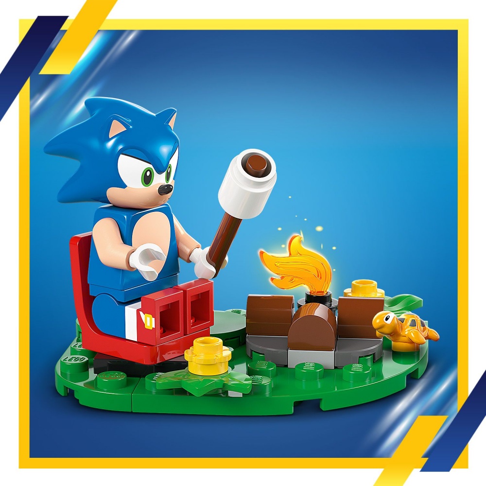 Конструктор LEGO Sonic Столкновение Соника у костра 77001