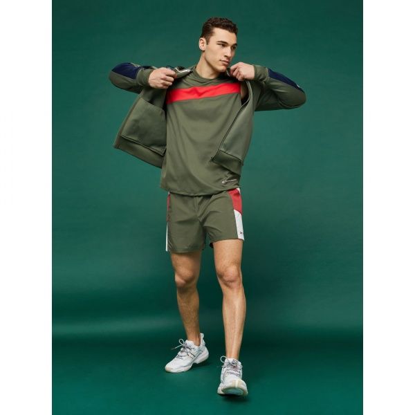 Джемпер Tommy Hilfiger BLOCK FLEECE FULL ZIP HOOD S20S200271302 р. L оливковий