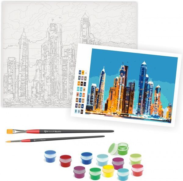 Картина по номерам Роскошный Дубай 35х45 см Rosa Start 