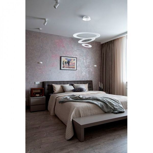 Люстра светодиодная Светкомплект L-ACR-R 550 120 Вт белый матовый 