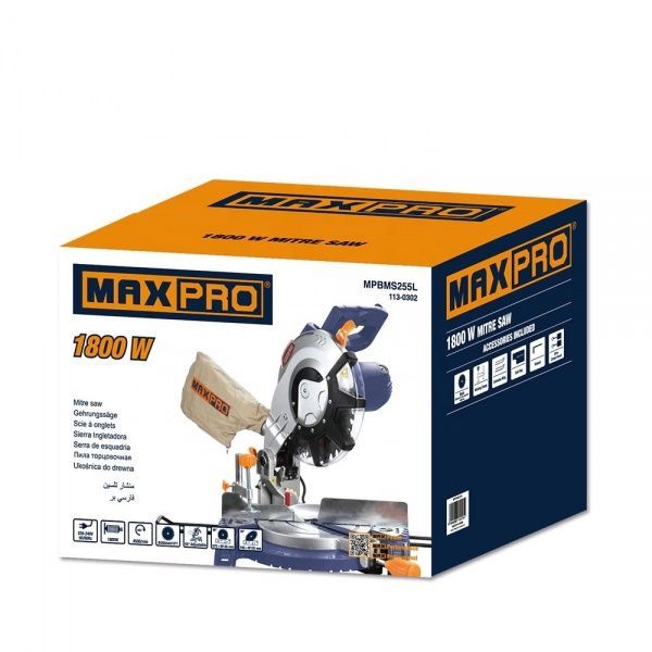 Пила торцовочная Max pro MPBMS255L