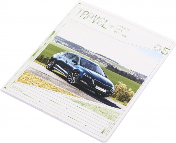 Зошит шкільний уф-лак 48 аркушів у лінійку в асортименті Мрії збуваються