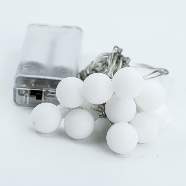 Декоративная гирлянда Altalusse (INL-2705B-10 Cold) встроенный светодиод (LED) 10 ламп 1,5 м 