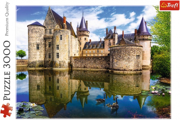 Пазл Trefl 3000 Замок в Сюллі-сюр-Луар Франція 33075