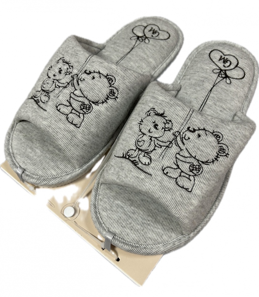 Капці домашні Gemelli Сюрприз р.37 сірий