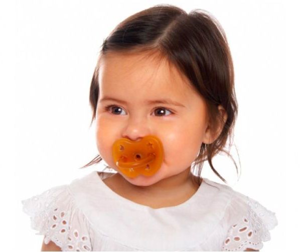 Соска-пустышка Hevea Crown круглая от 3 до 36 месяцев Оранжевая