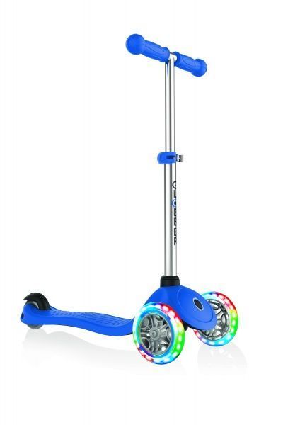 Самокат Globber Primo Lights синий 423-100-3 