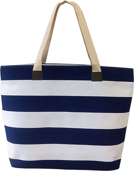Сумка Luna пляжная Seaside синий с белым