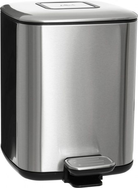 Ведро с педалью JAVA JH-8855TFK-9L-crome