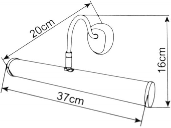 Подсветка для картин Arte Lamp A5023AP-2CC 40 Вт хром 5023