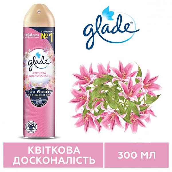 Аэрозоль Glade Цветочное совершенство 300 мл