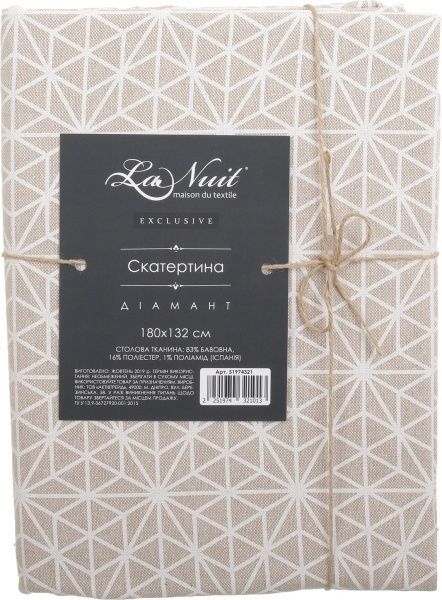 Скатерть Бриллиант 180x132 см 