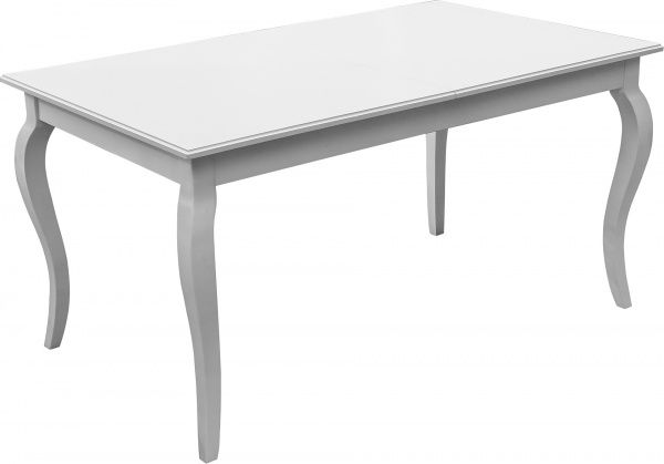 Стол обеденный Астер гевея, белый 