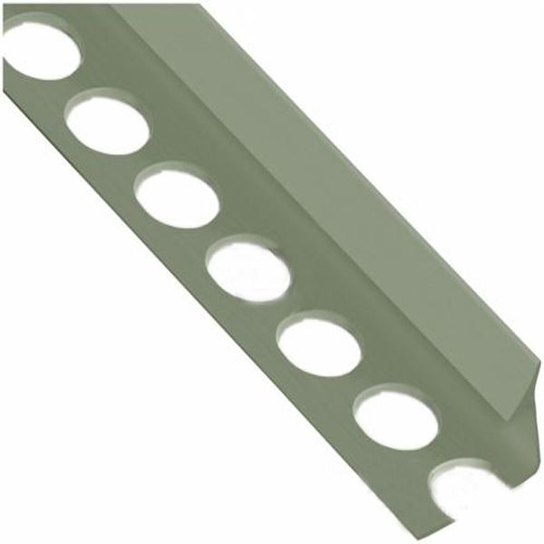 Уголок для плитки TIS внутренний ПВХ 80,13,0137 9 мм 2,5м серый 